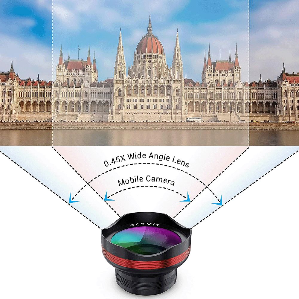 SKYVIK Signi Pro 2 in 1 (0.45x Wide + 15x Macro) Clip on Mobile Camera Lens Kit (CL-PK2, Black) SKYVIK Signi Pro 2 in 1 (0.45x Wide + 15x Macro) Clip on Mobile Camera Lens Kit (CL-PK2, Black)_6