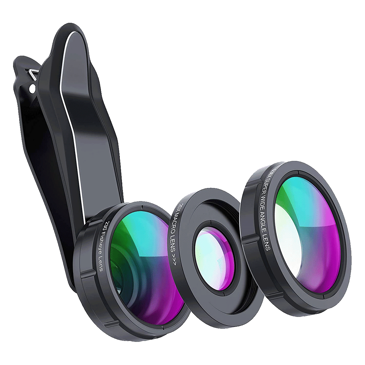 SKYVIK Signi 3 in 1 Lens 20X for Mobiles (CL-K3, Black) SKYVIK Signi 3 in 1 Lens 20X for Mobiles (CL-K3, Black)_1