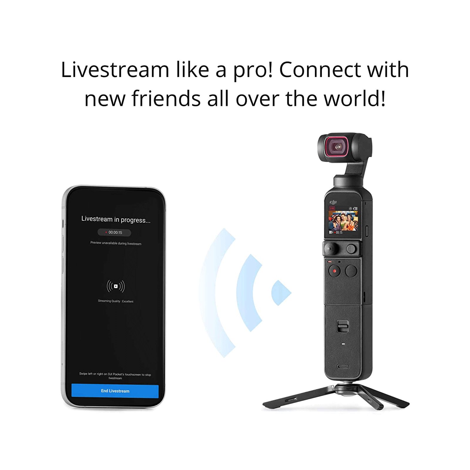 DJI Pocket 2 Creator Combo 4K and 64MP 60 FPS Action Camera with Motorized Stabilization (Black) DJI Pocket 2 Creator Combo 4K and 64MP 60 FPS Action Camera with Motorized Stabilization (Black)_10