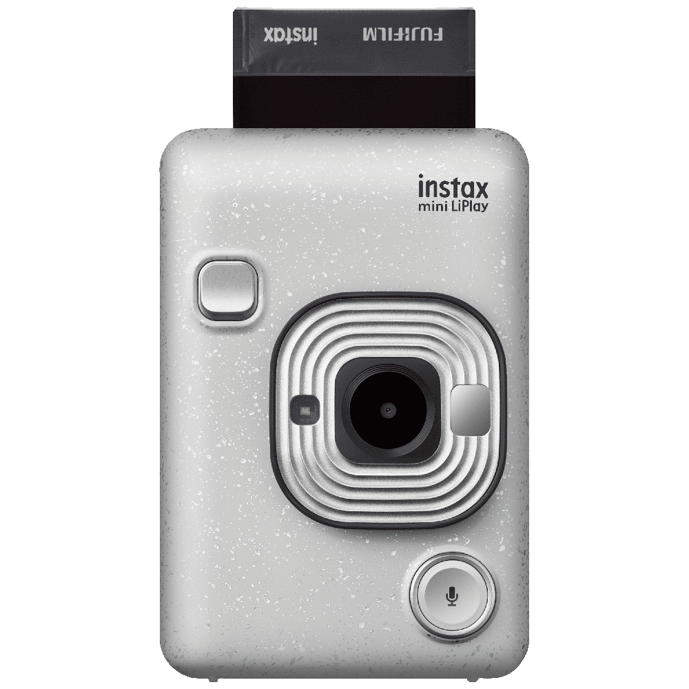 FUJIFILM Instax Mini LiPlay Plus Instant Camera with 10 Instant Films (Stone White) FUJIFILM Instax Mini LiPlay Plus Instant Camera with 10 Instant Films (Stone White)_8