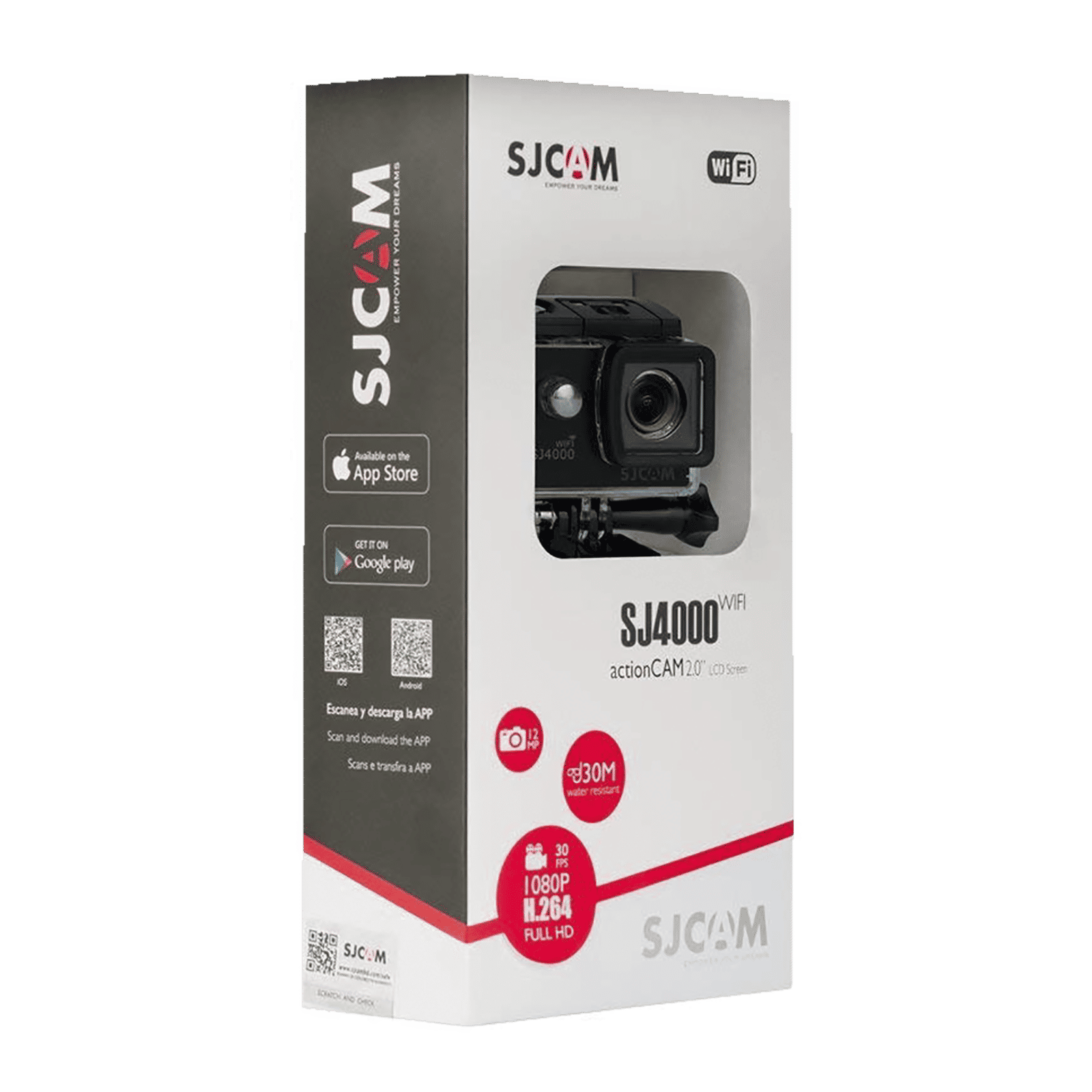 SJCAM SJ4000 4K and 12MP 30 FPS Waterproof Action Camera with 170 Degree Wide Angle (Black) SJCAM SJ4000 4K and 12MP 30 FPS Waterproof Action Camera with 170 Degree Wide Angle (Black)_6