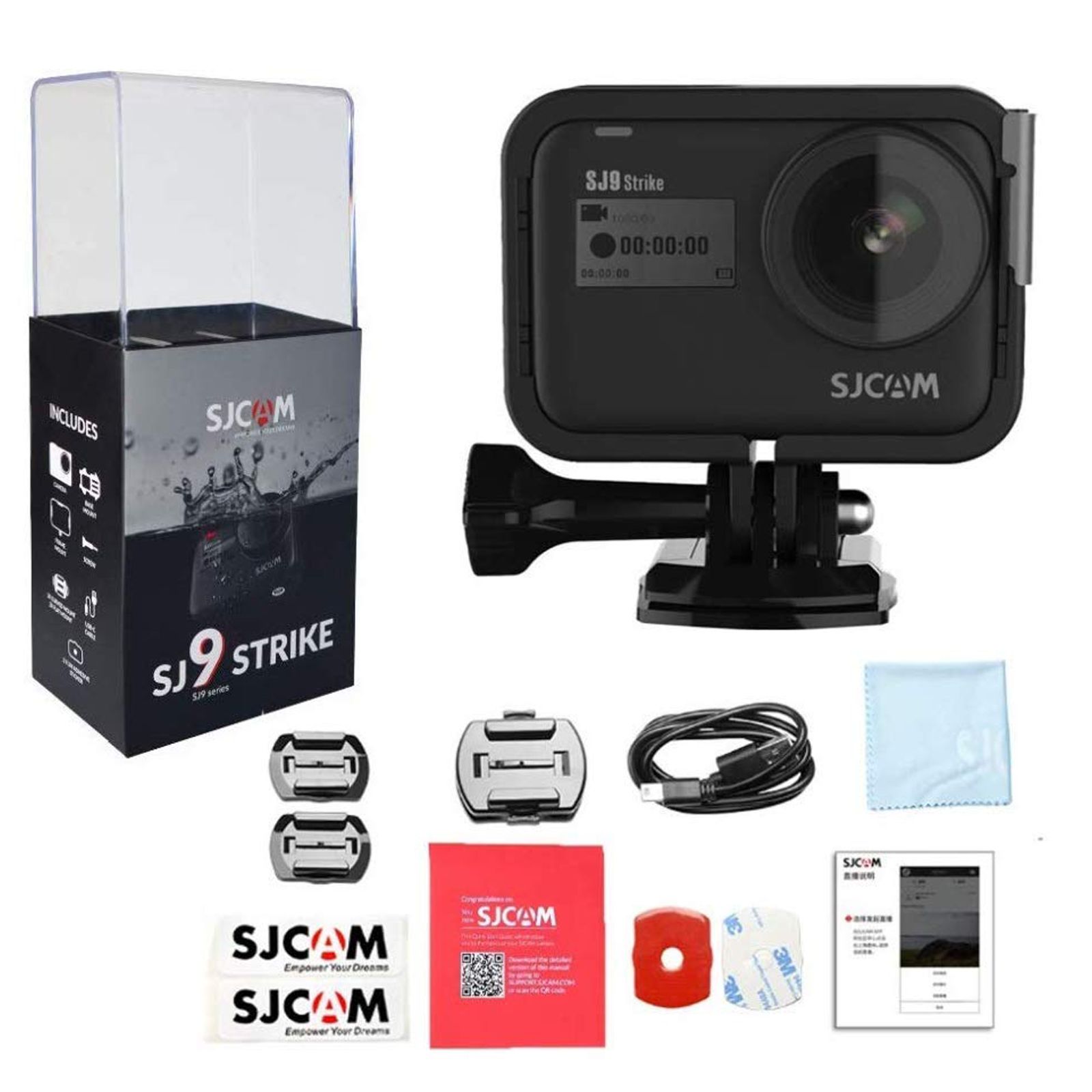 SJCAM SJ9 Strike 4K and 12MP 60 FPS Waterproof Action Camera with Gyro Stabilization (Black) SJCAM SJ9 Strike 4K and 12MP 60 FPS Waterproof Action Camera with Gyro Stabilization (Black)_4