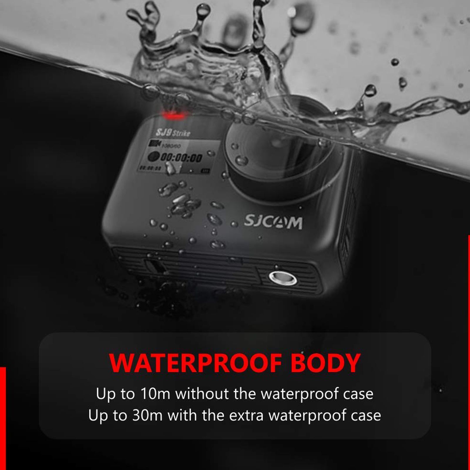 SJCAM SJ9 Strike 4K and 12MP 60 FPS Waterproof Action Camera with Gyro Stabilization (Black) SJCAM SJ9 Strike 4K and 12MP 60 FPS Waterproof Action Camera with Gyro Stabilization (Black)_8