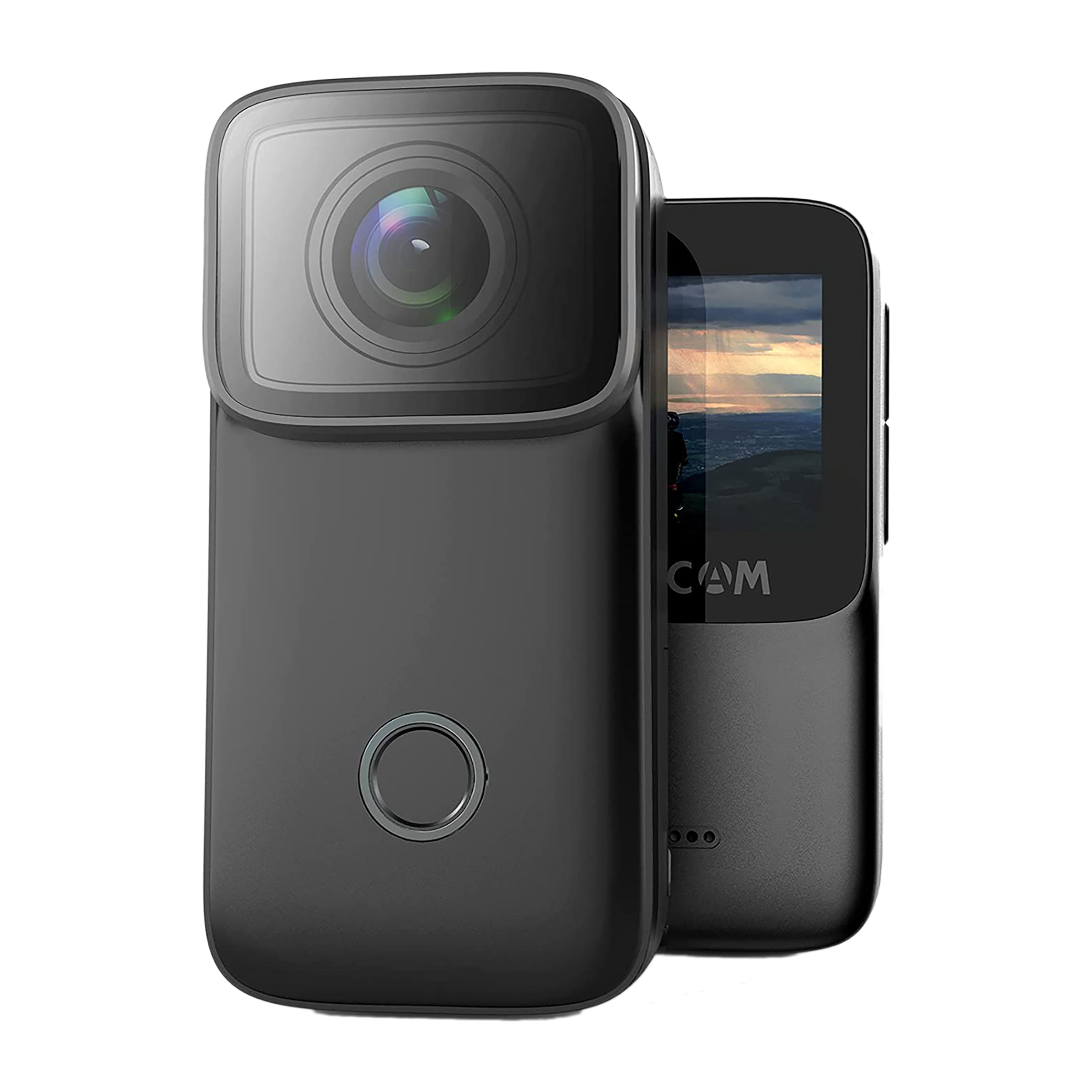 SJCAM C200 4K and 16MP 24 FPS Waterproof Action Camera with Face Recognition (Black)_1