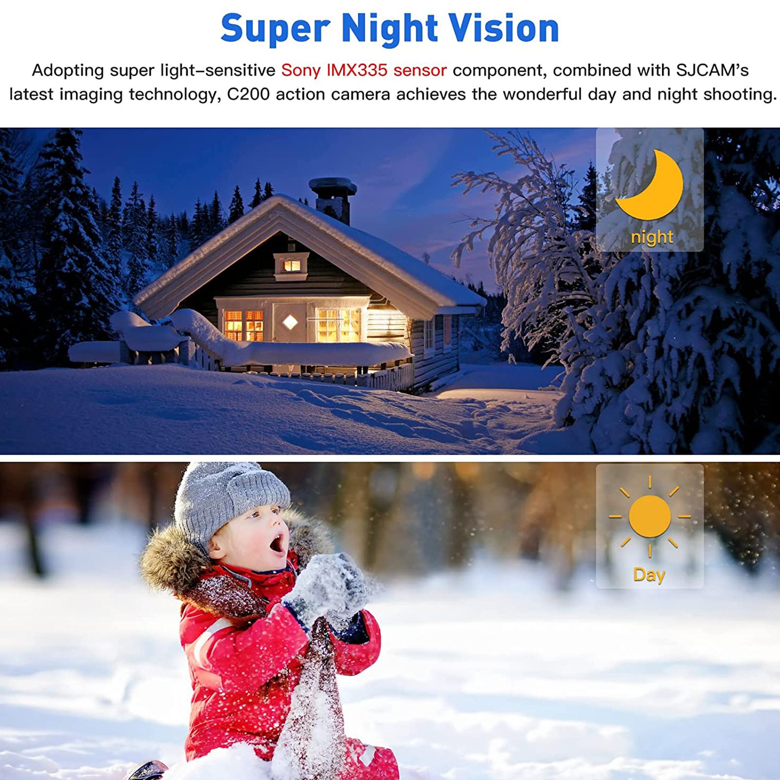 SJCAM C200 4K and 16MP 24 FPS Waterproof Action Camera with Face Recognition (Black)_8