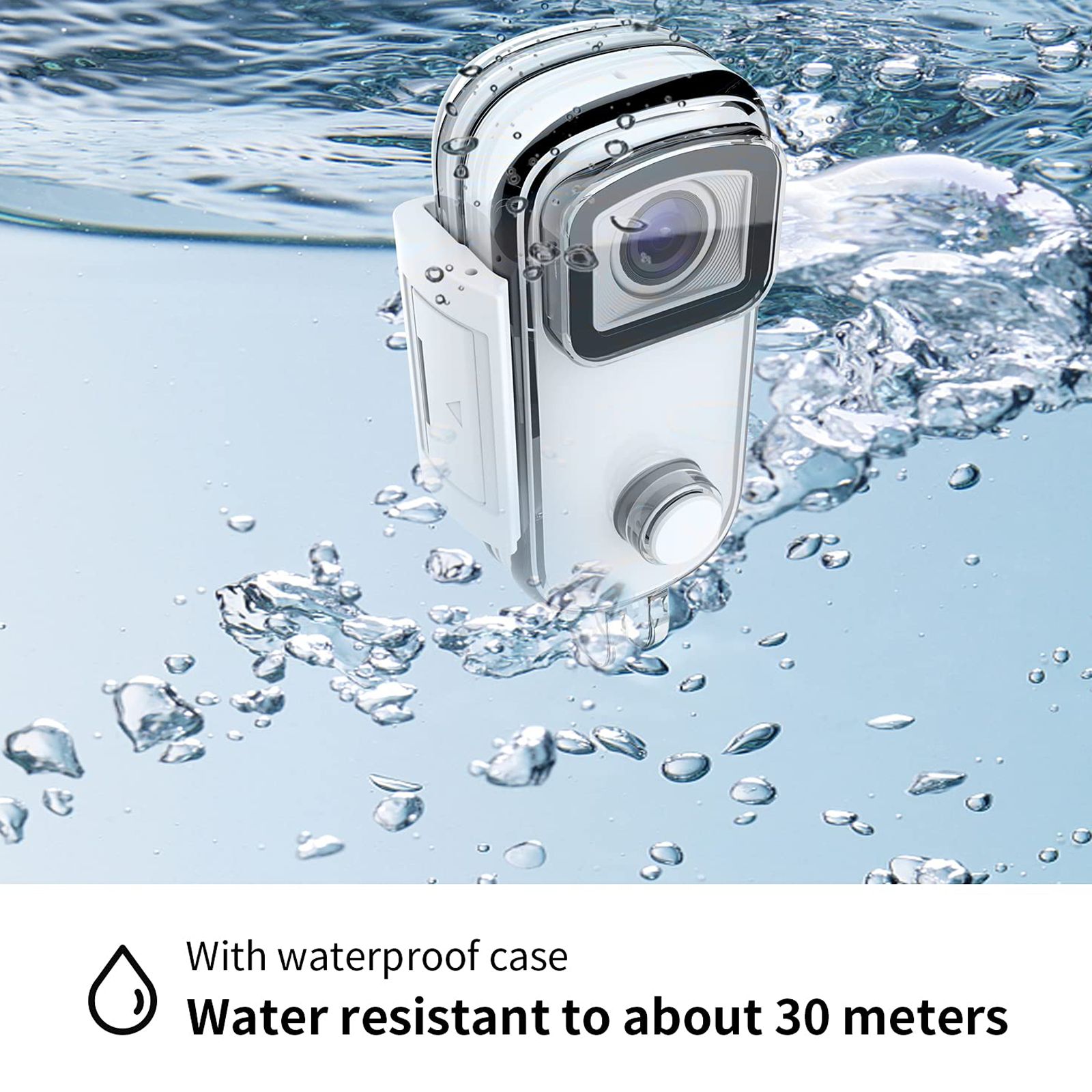 SJCAM C100 Full HD and 15MP 30 FPS Waterproof Action Camera with Magnetic Body (White)_4