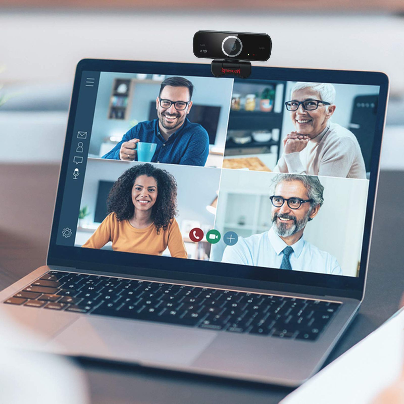 REDRAGON FOBOS 720P Web Cam (Built-In Dual Microphone, GW600, Black) REDRAGON FOBOS 720P Web Cam (Built-In Dual Microphone, GW600, Black)_14