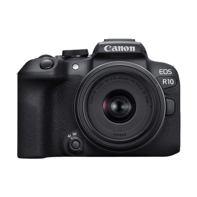 Canon EOS R10 24.2MP Mirrorless Camera (18-45 mm Lens, 22.3 x 14.9 mm Sensor, Vari-Angle Touch Screen LCD)