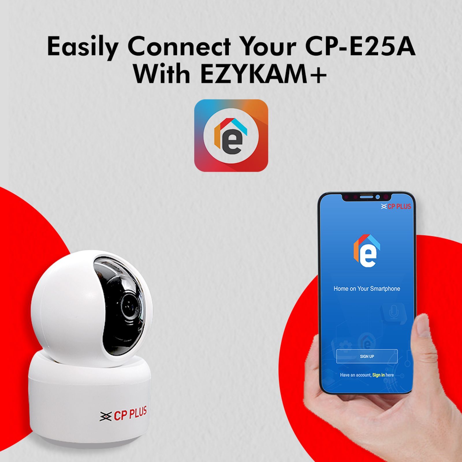 CP PLUS Smart CCTV Security Camera (Google Assistant Support, CP-E25A, White)_17