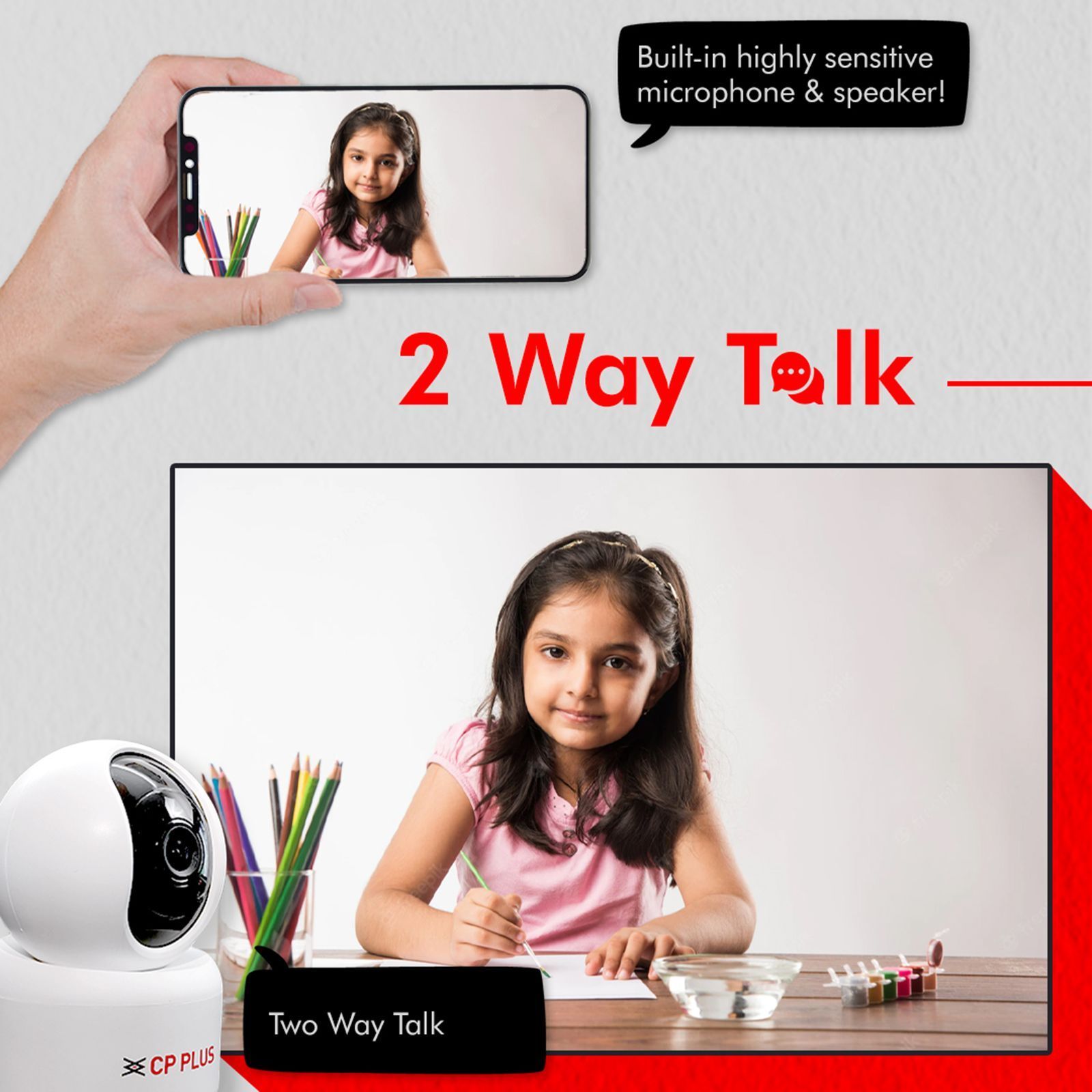 CP PLUS Smart CCTV Security Camera (Google Assistant Support, CP-E25A, White)_18