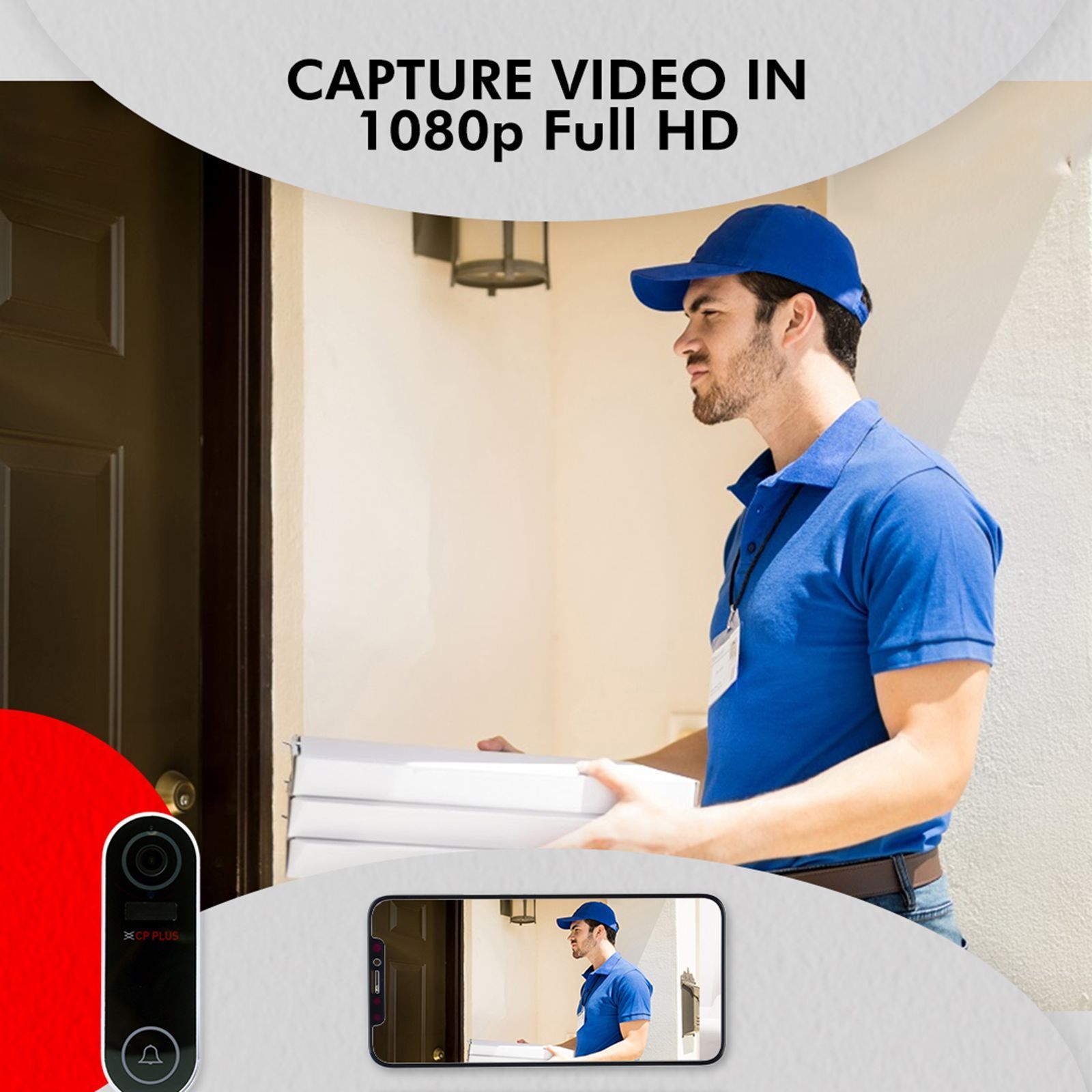 CP PLUS Video Door Bell (Google Assistant, CP-L23, Black) CP PLUS Video Door Bell (Google Assistant, CP-L23, Black)_8