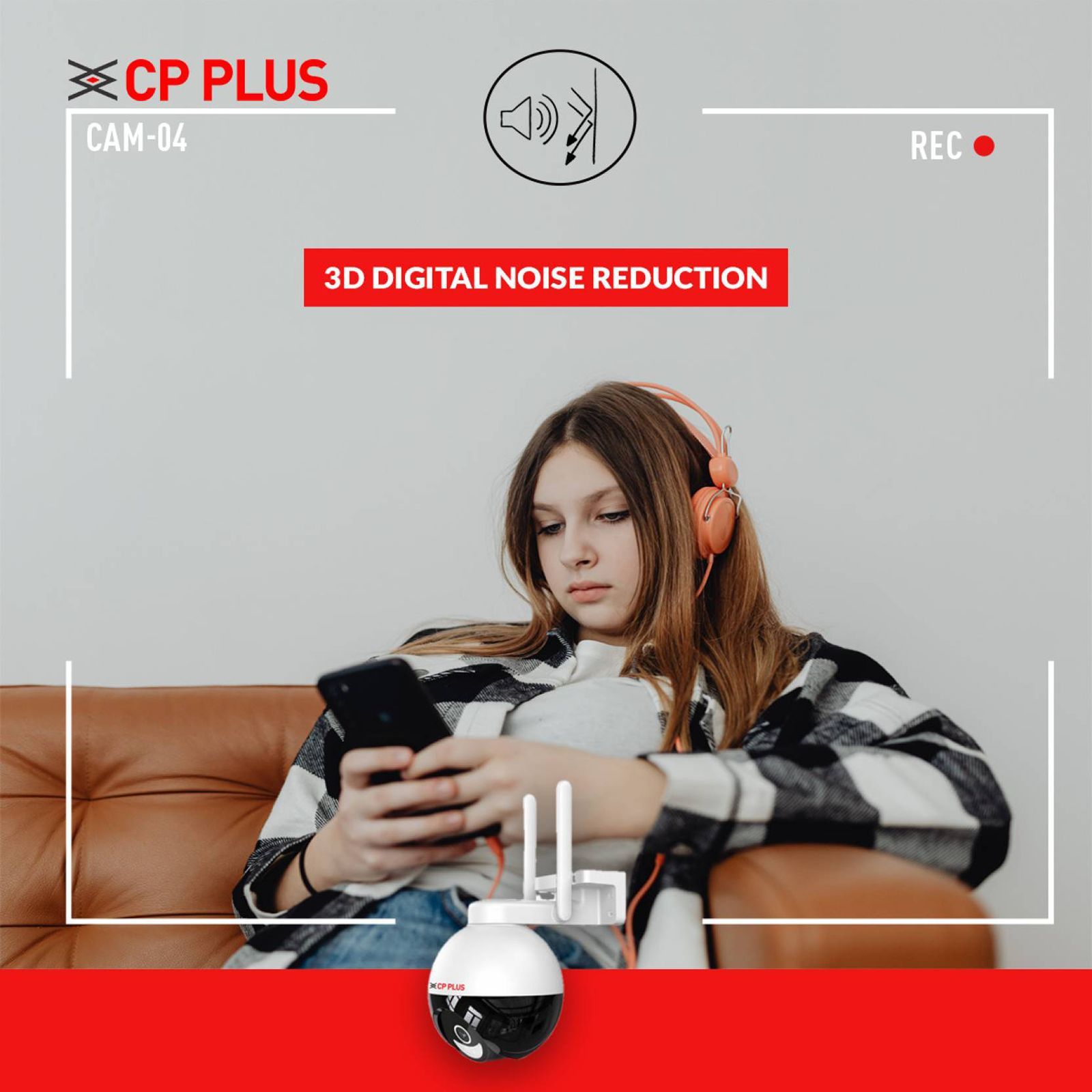 CP PLUS Ezykam HD WiFi CCTV Security Camera (Motion Detection, CP-Z43A, White) CP PLUS Ezykam HD WiFi CCTV Security Camera (Motion Detection, CP-Z43A, White)_10