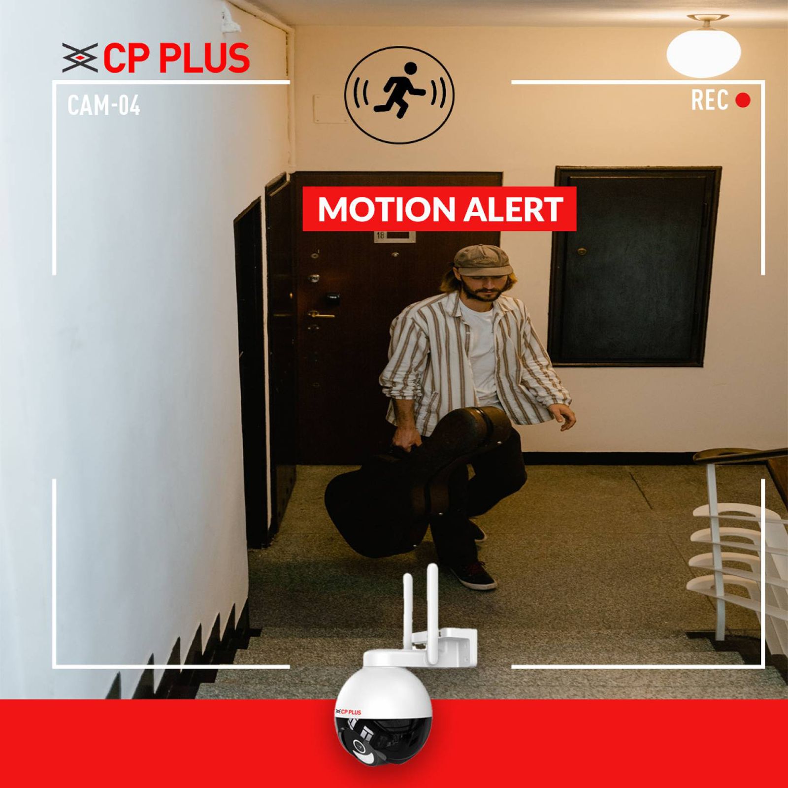 CP PLUS Ezykam HD WiFi CCTV Security Camera (Motion Detection, CP-Z43A, White) CP PLUS Ezykam HD WiFi CCTV Security Camera (Motion Detection, CP-Z43A, White)_11