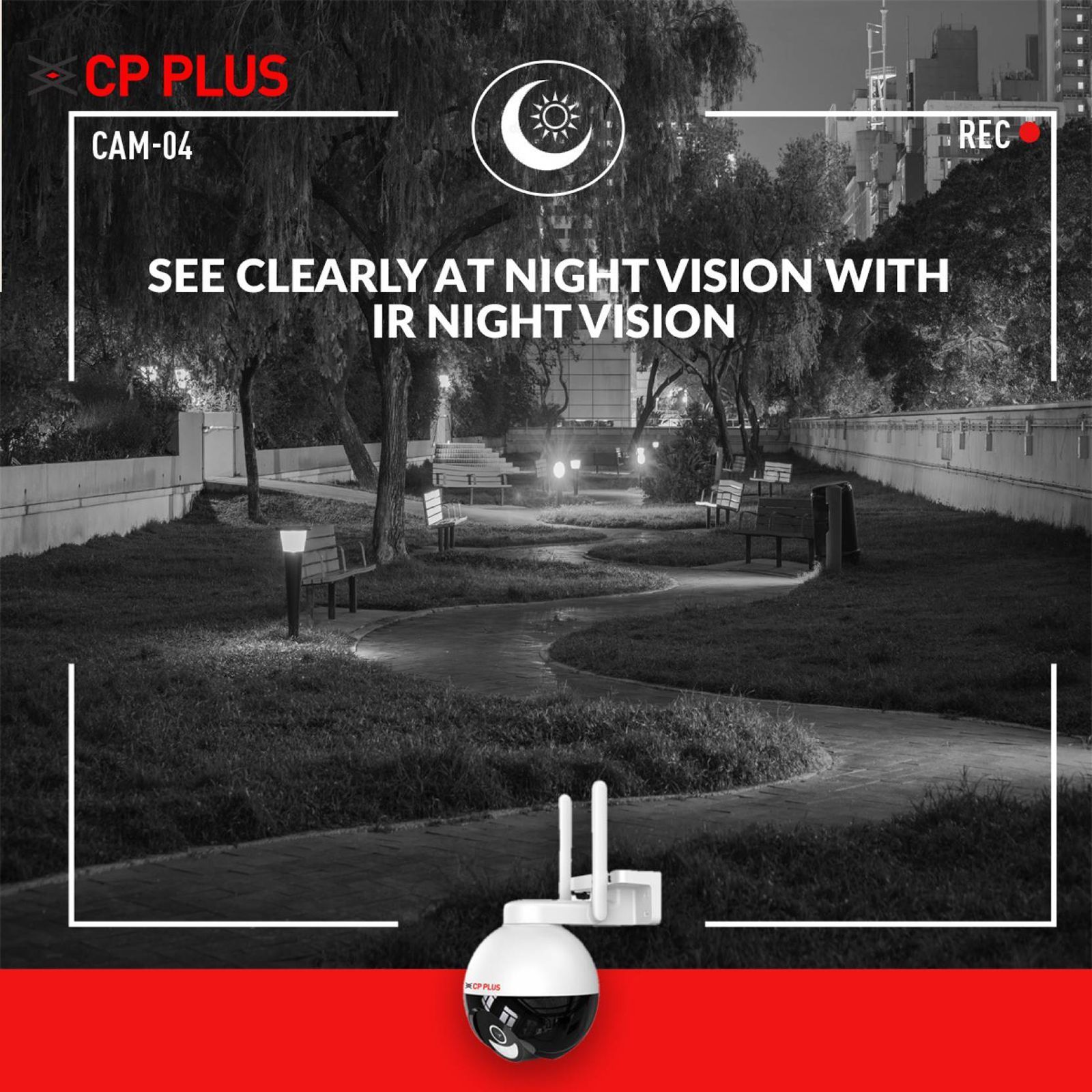 CP PLUS Ezykam HD WiFi CCTV Security Camera (Motion Detection, CP-Z43A, White) CP PLUS Ezykam HD WiFi CCTV Security Camera (Motion Detection, CP-Z43A, White)_12