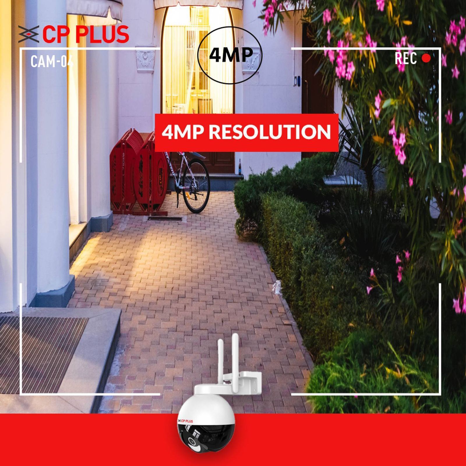 CP PLUS Ezykam HD WiFi CCTV Security Camera (Motion Detection, CP-Z43A, White) CP PLUS Ezykam HD WiFi CCTV Security Camera (Motion Detection, CP-Z43A, White)_8