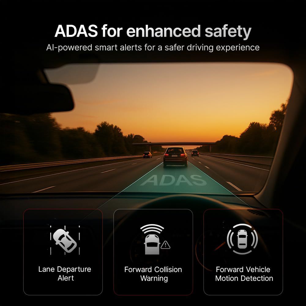 Qubo Dashcam Pro 4K UHD and 8MP Action Camera with ADAS Technology (Black) Qubo Dashcam Pro 4K UHD and 8MP Action Camera with ADAS Technology (Black)_9
