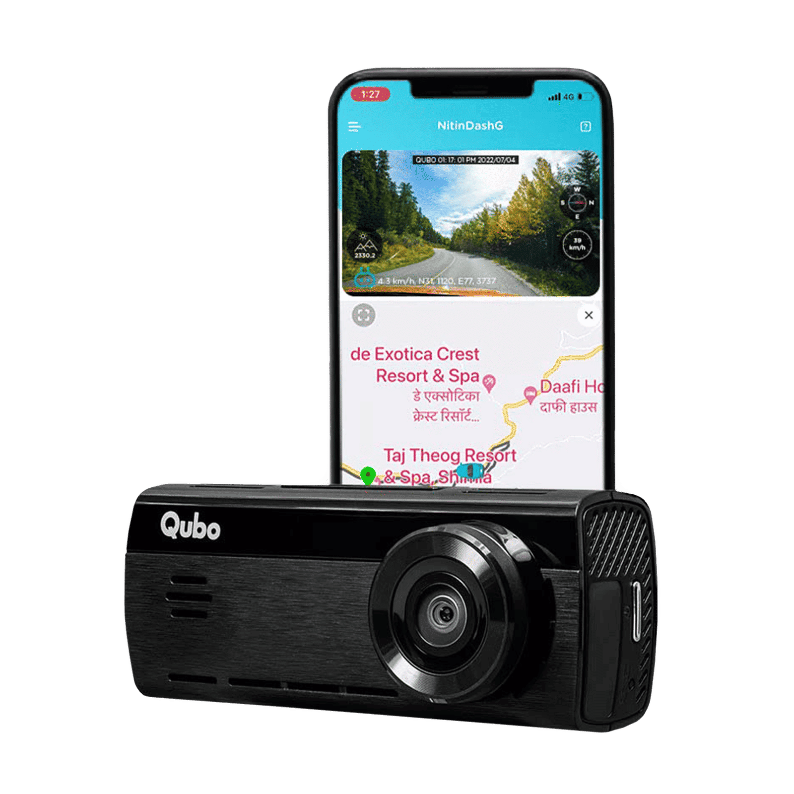 Qubo Dashcam Pro 4K UHD and 8MP Action Camera with ADAS Technology (Black) Qubo Dashcam Pro 4K UHD and 8MP Action Camera with ADAS Technology (Black)_5