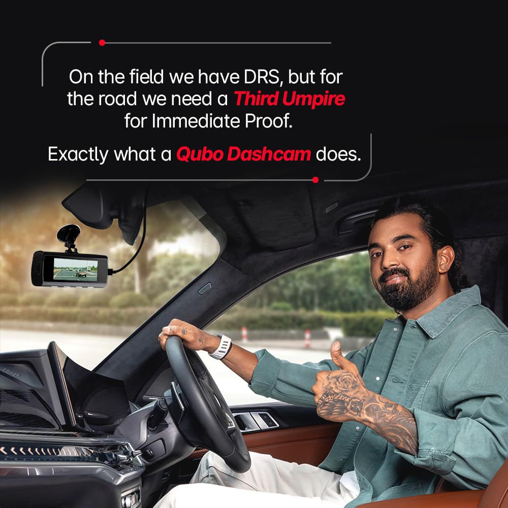 Qubo Dashcam Pro 4K UHD and 8MP Action Camera with ADAS Technology (Black) Qubo Dashcam Pro 4K UHD and 8MP Action Camera with ADAS Technology (Black)_7