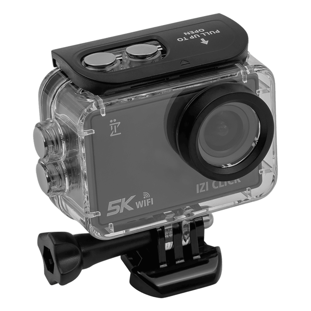 IZI CLICK 5K and 50MP 30 FPS Waterproof Sports Action Camera with EIS Stabilisation (Grey)_5