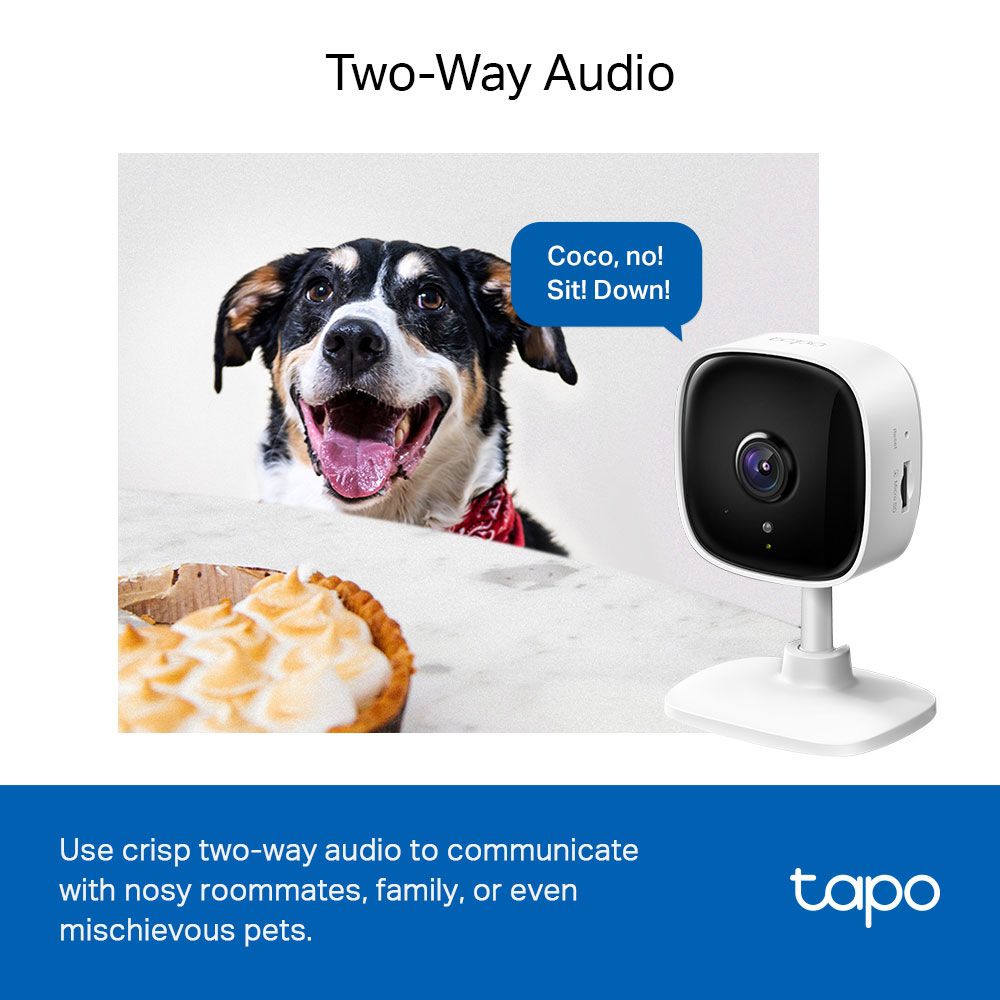 tp-link Tapo C100 FHD WiFi CCTV Security Camera (Two-Way Audio, White) tp-link Tapo C100 FHD WiFi CCTV Security Camera (Two-Way Audio, White)_10