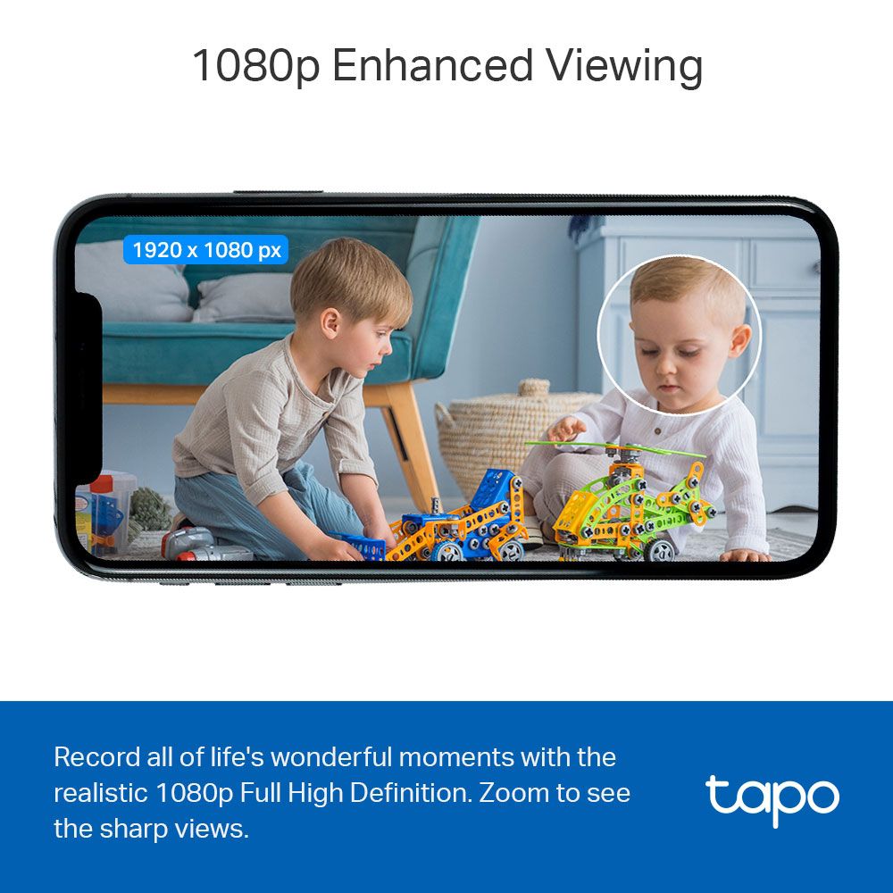 tp-link Tapo C100 FHD WiFi CCTV Security Camera (Two-Way Audio, White) tp-link Tapo C100 FHD WiFi CCTV Security Camera (Two-Way Audio, White)_6