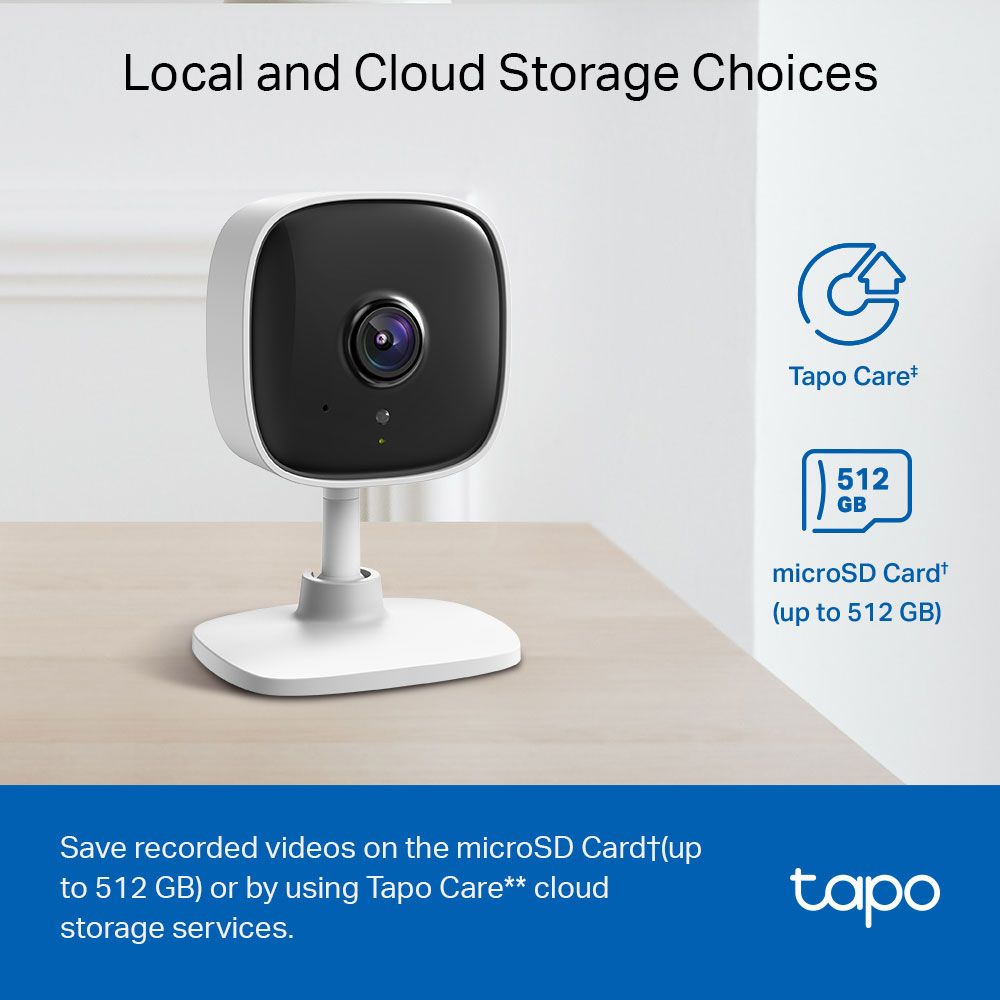 tp-link Tapo C100 FHD WiFi CCTV Security Camera (Two-Way Audio, White) tp-link Tapo C100 FHD WiFi CCTV Security Camera (Two-Way Audio, White)_7