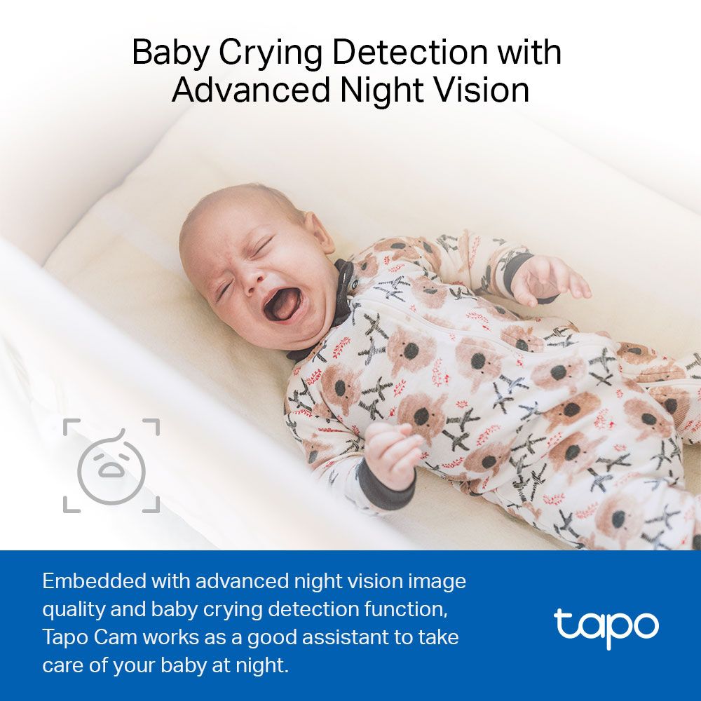 tp-link Tapo C100 FHD WiFi CCTV Security Camera (Two-Way Audio, White) tp-link Tapo C100 FHD WiFi CCTV Security Camera (Two-Way Audio, White)_8