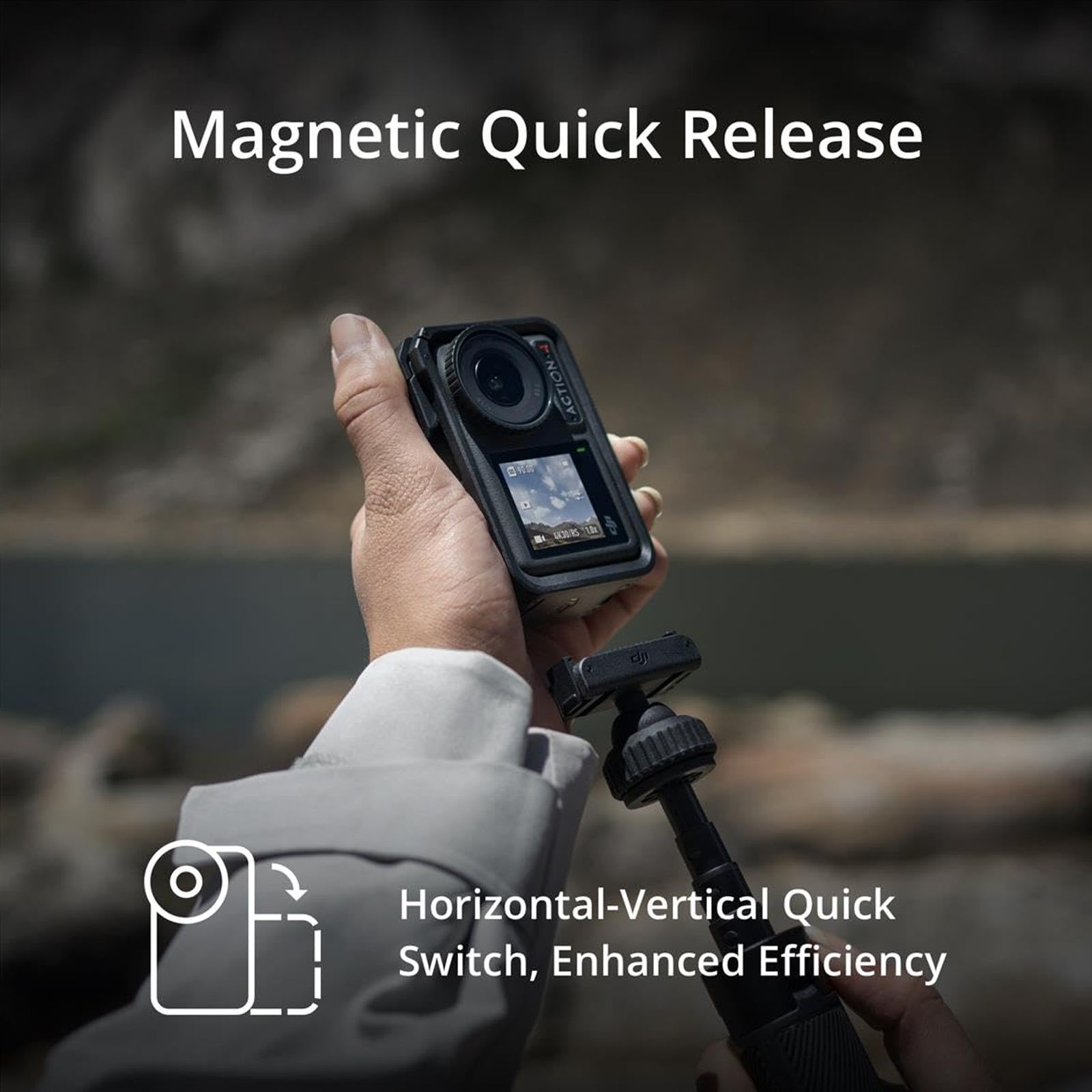 DJI Osmo Action 4 Standard Combo 4K and 10MP 240 FPS Waterproof Action Camera with EIS Stabilisation (Black) DJI Osmo Action 4 Standard Combo 4K and 10MP 240 FPS Waterproof Action Camera with EIS Stabilisation (Black)_14