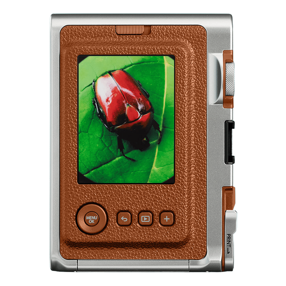 FUJIFILM Instax Mini EVO Instant Camera (Brown)_7
