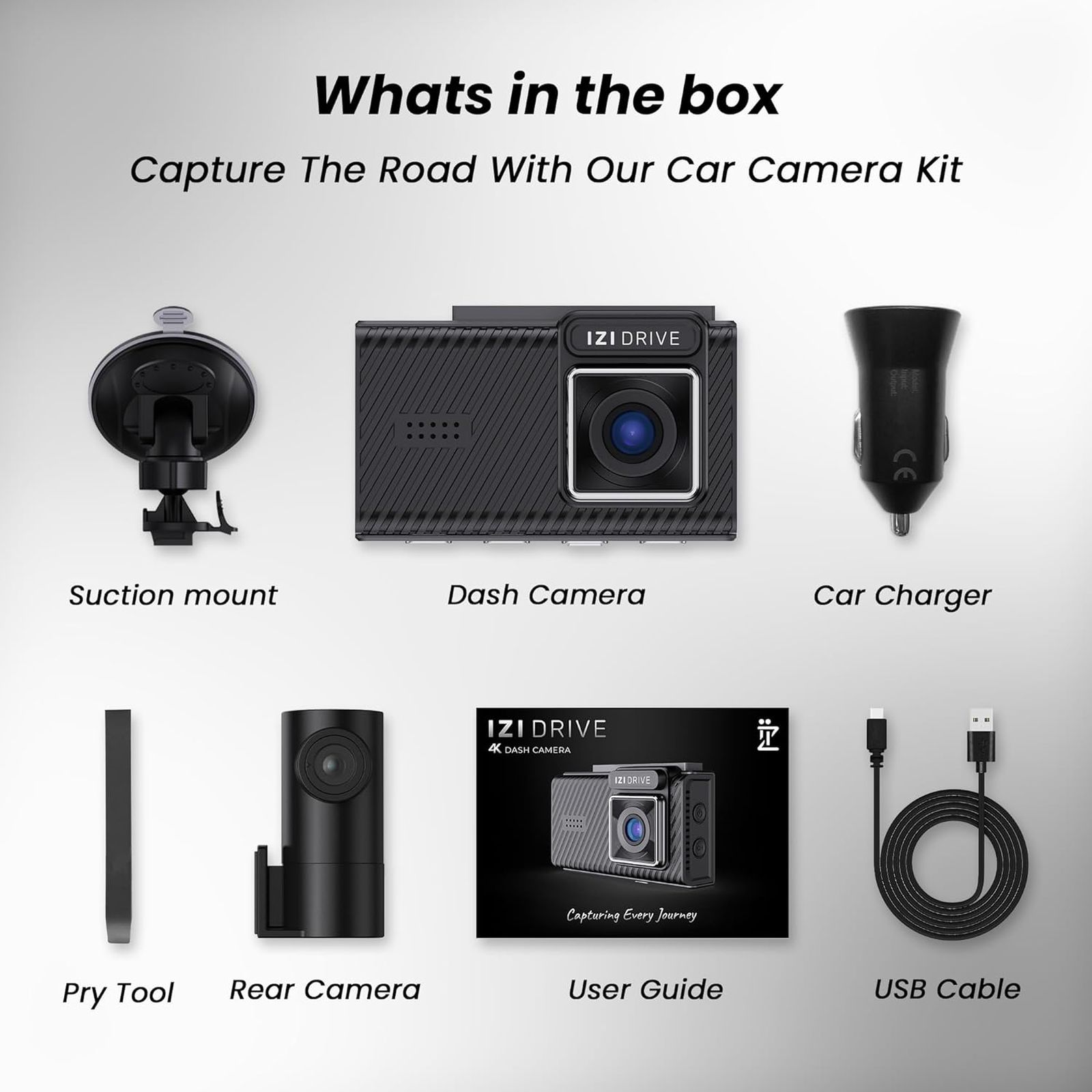 IZI Drive Plus 4K and 5MP 30 FPS Action Camera with ADAS Enabled (Black) IZI Drive Plus 4K and 5MP 30 FPS Action Camera with ADAS Enabled (Black)_8