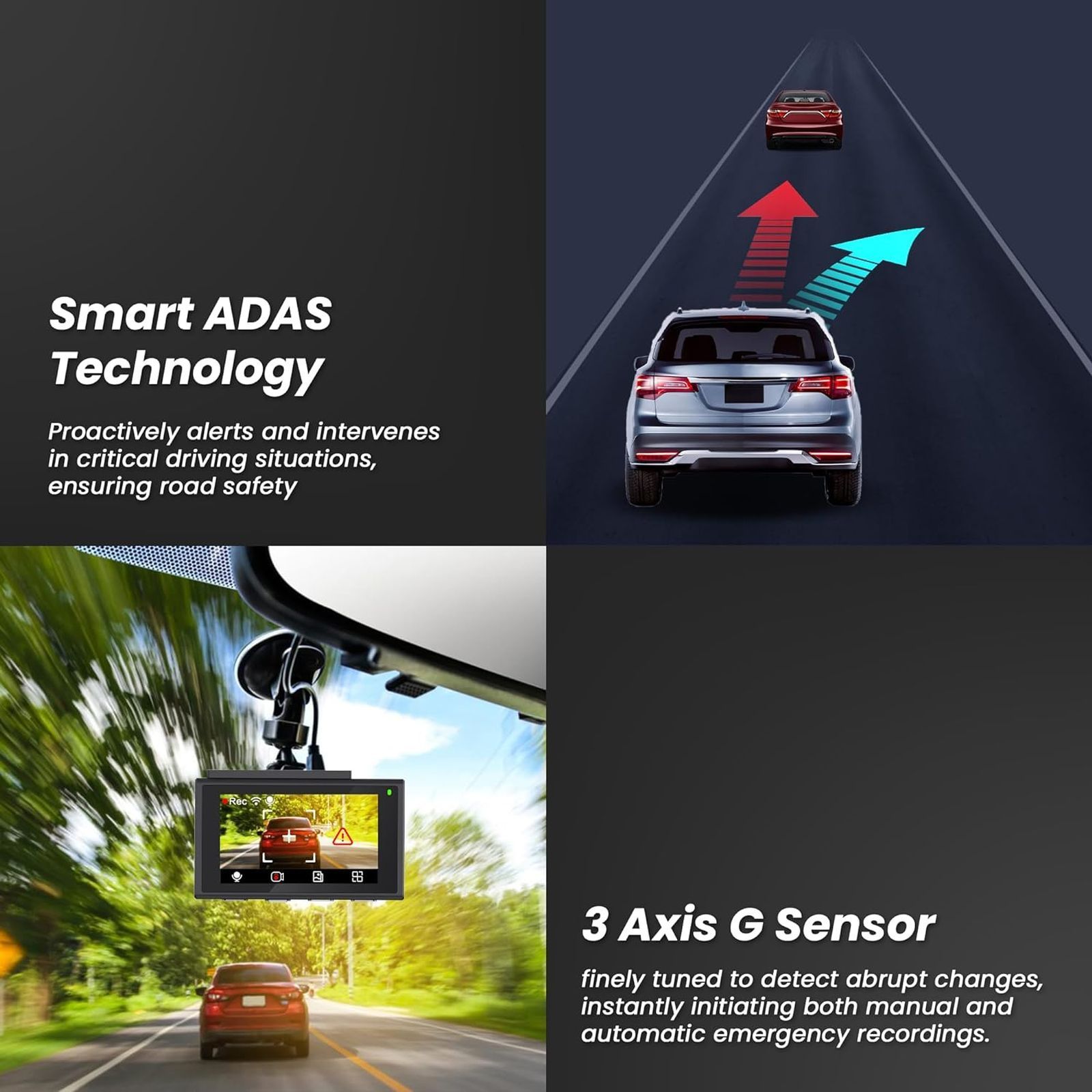 IZI Drive Plus 4K and 5MP 30 FPS Action Camera with ADAS Enabled (Black) IZI Drive Plus 4K and 5MP 30 FPS Action Camera with ADAS Enabled (Black)_12