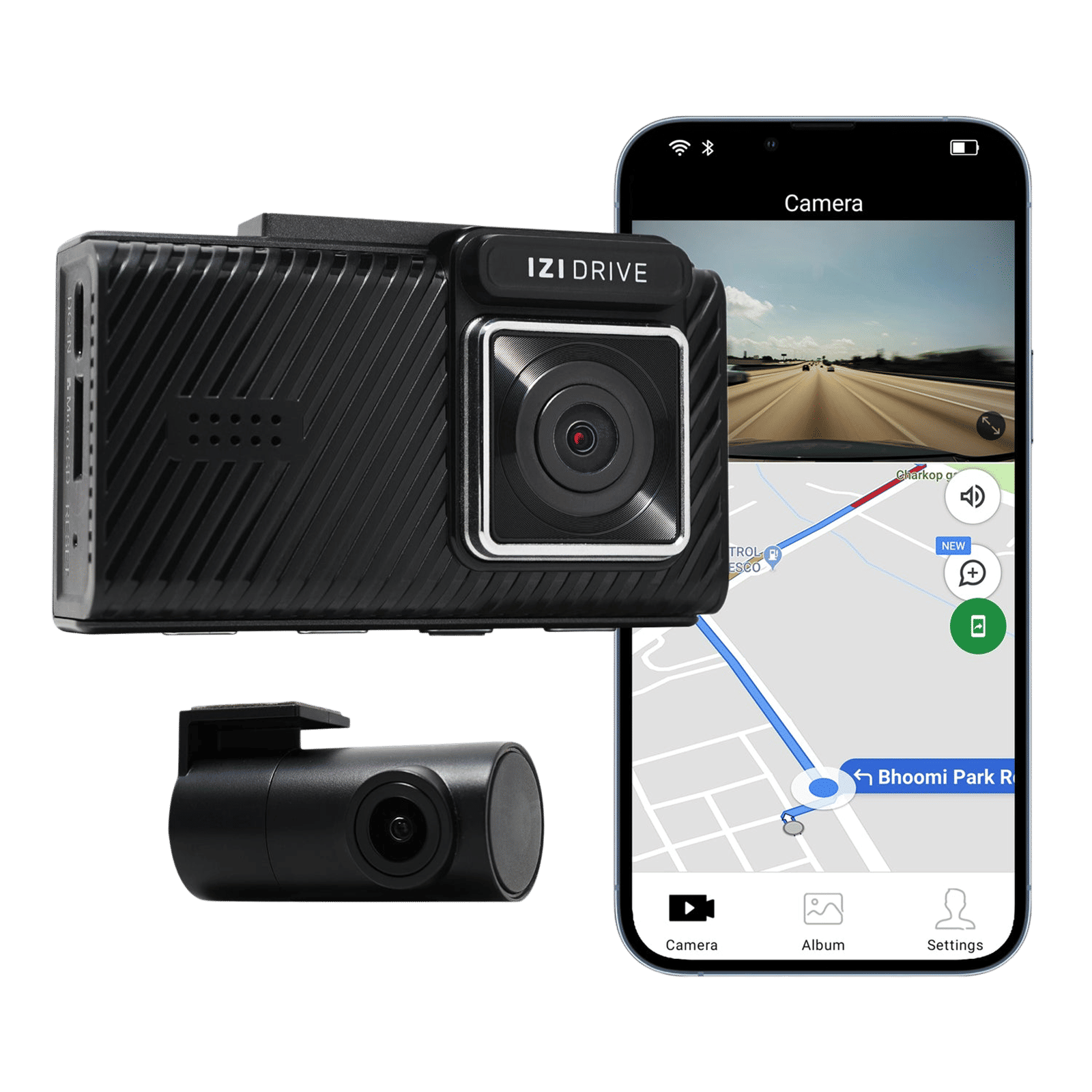 IZI Drive Plus 4K and 5MP 30 FPS Action Camera with ADAS Enabled (Black) IZI Drive Plus 4K and 5MP 30 FPS Action Camera with ADAS Enabled (Black)_4