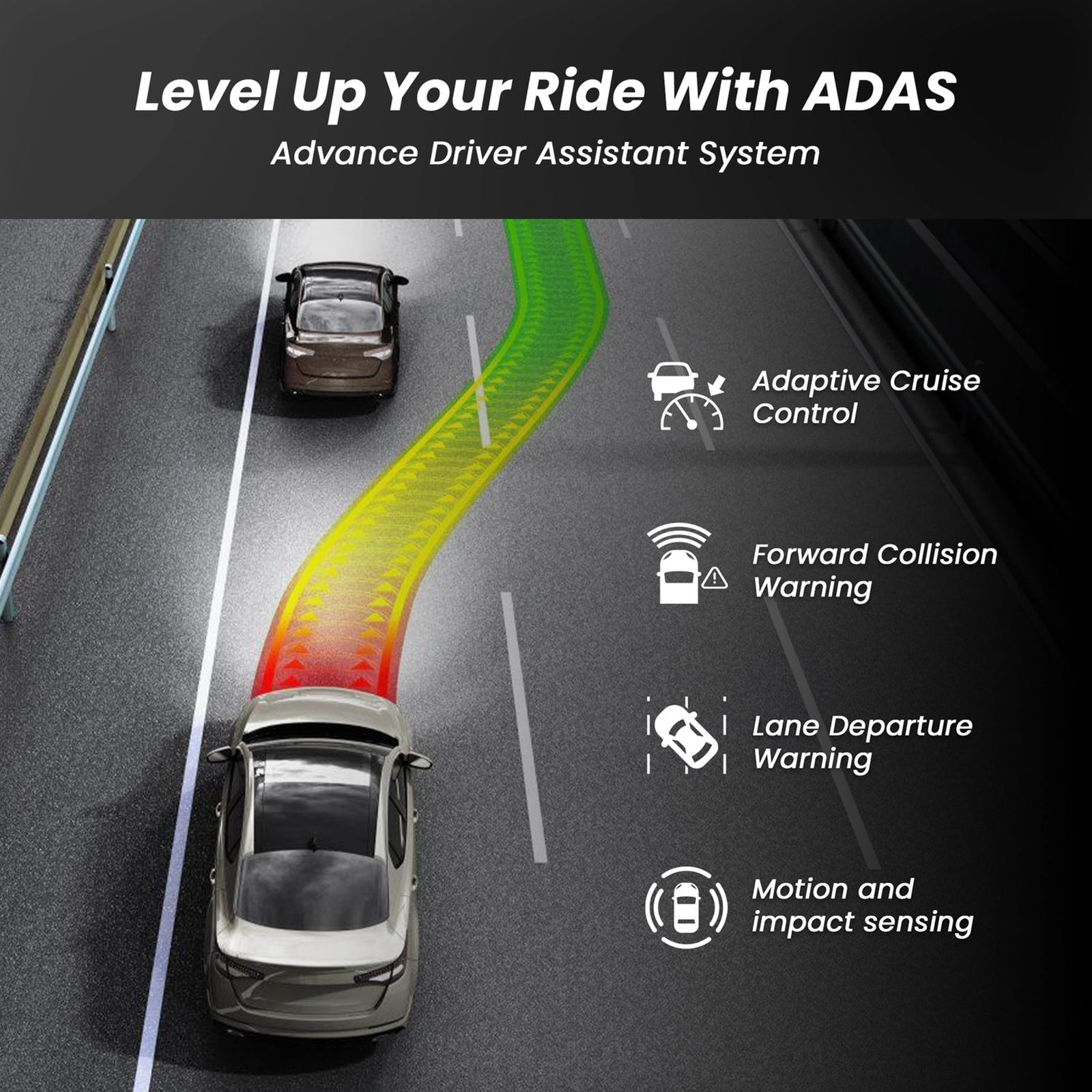 IZI Drive Plus 4K and 5MP 30 FPS Action Camera with ADAS Enabled (Black) IZI Drive Plus 4K and 5MP 30 FPS Action Camera with ADAS Enabled (Black)_5