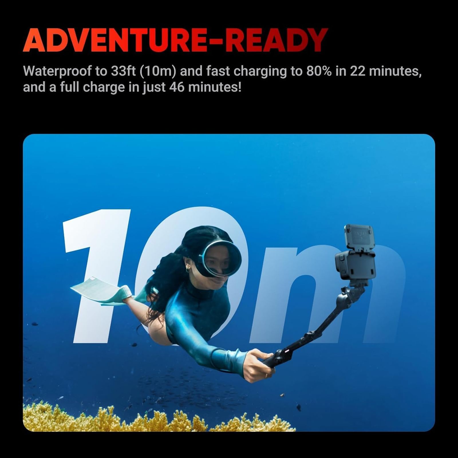 Insta360 Ace Pro 2 4K and 48MP 120 FPS Waterproof Action Camera with Dual AI Chip (Black)_9