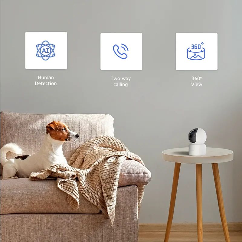Xiaomi 2i HD WiFi Dome CCTV Security Camera (AI Powered Motion Detection, MJSXJ10CM, White)_9