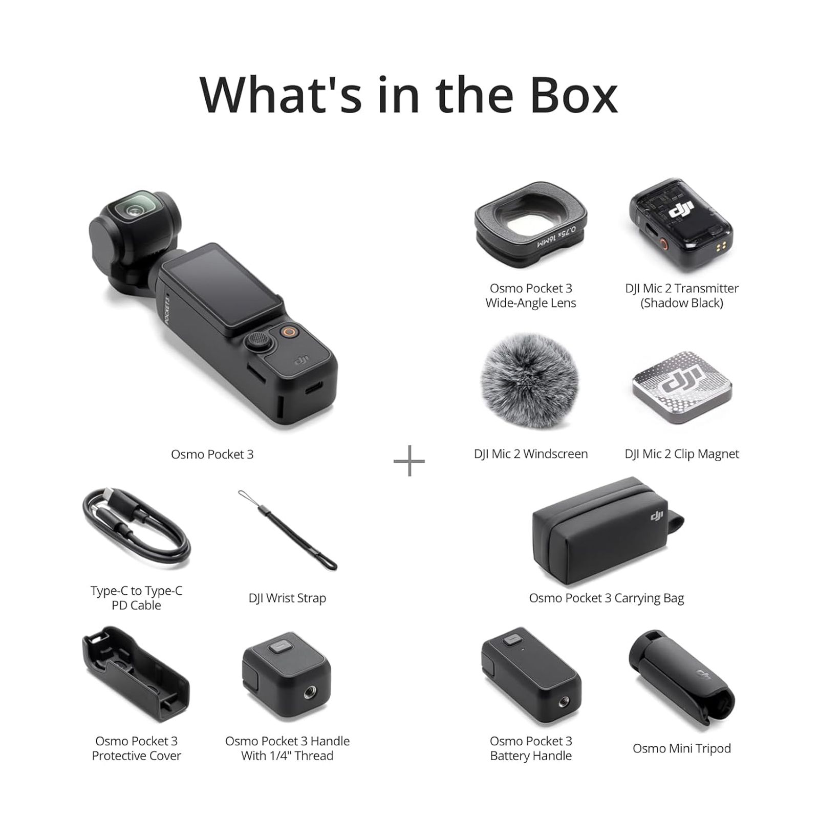DJI Osmo Pocket 3 Creator Combo 4K and 9.4MP 120 FPS Digital Vlogging Camera with ActiveTrack 6.0 (Black) DJI Osmo Pocket 3 Creator Combo 4K and 9.4MP 120 FPS Digital Vlogging Camera with ActiveTrack 6.0 (Black)_9