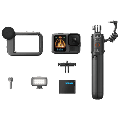 GoPro HERO13 Creator Edition 5.3K and 27.6MP 240 FPS Waterproof Sports Action Camera with CMOS Sensor (Black)