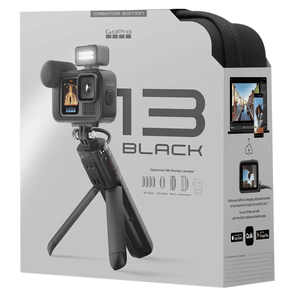 GoPro HERO13 Creator Edition 5.3K and 27.6MP 240 FPS Waterproof Sports Action Camera with CMOS Sensor (Black)_9