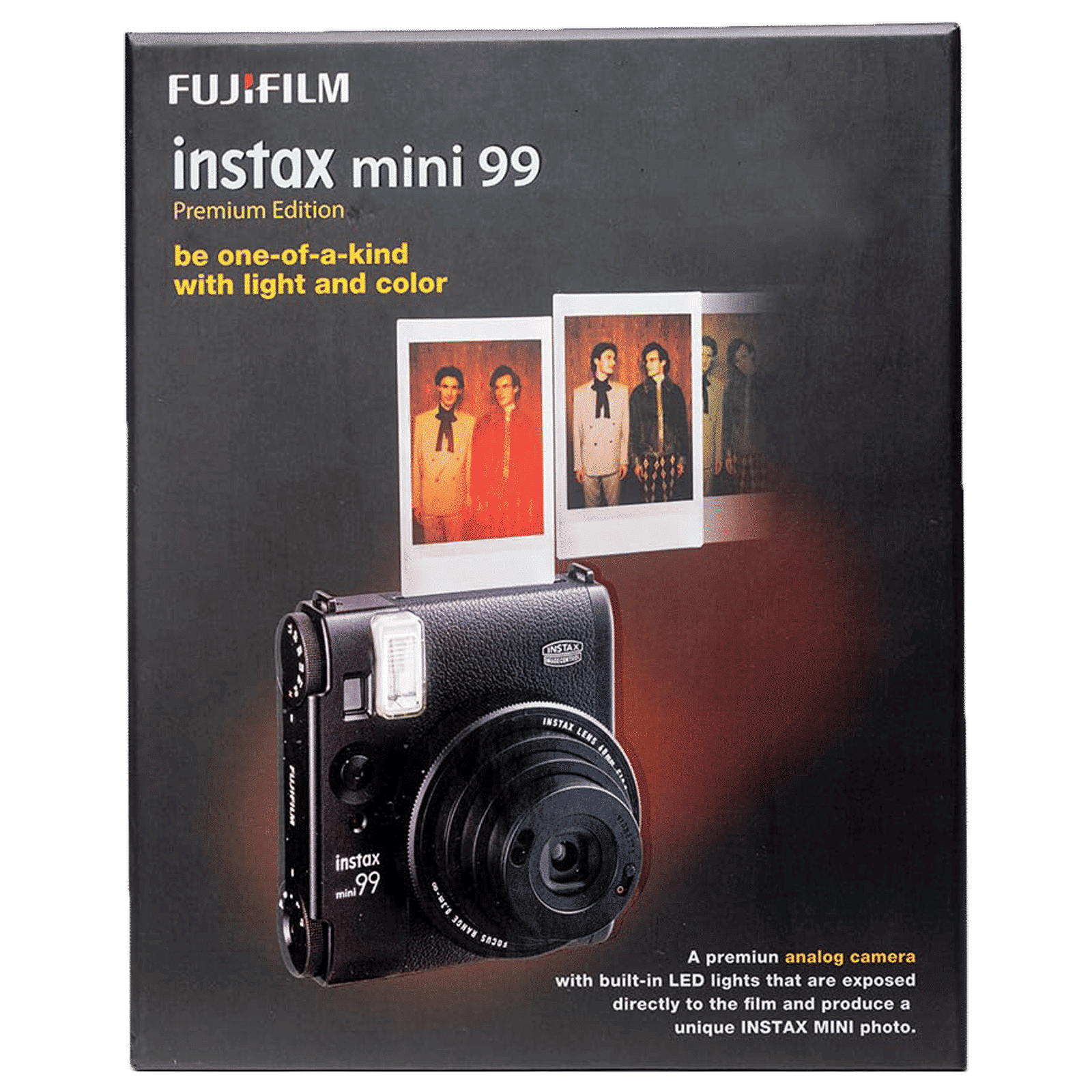 FUJIFILM Instax Mini 99 Premium Edition Pack Instant Camera with 20 Shots (Black) FUJIFILM Instax Mini 99 Premium Edition Pack Instant Camera with 20 Shots (Black)_3