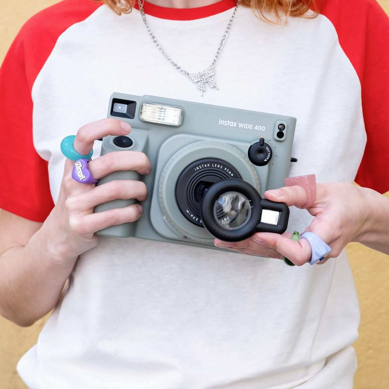 FUJIFILM Instax Wide 400 Instant Camera (Green)_11