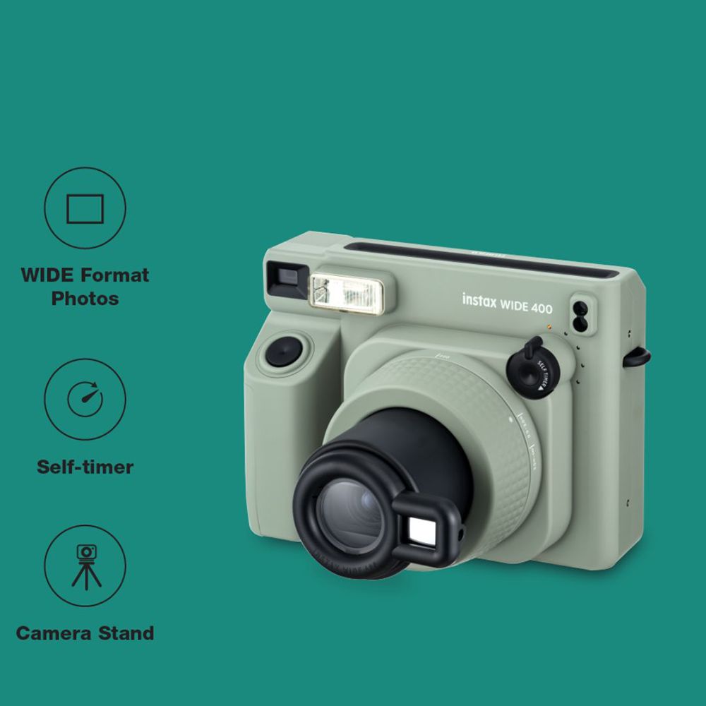 FUJIFILM Instax Wide 400 Instant Camera (Green)_13