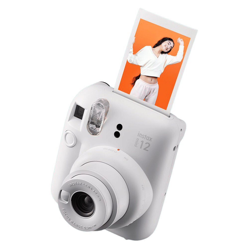 FUJIFILM Instax Mini 12 Delight Box Instant Camera with 10 Shots (Clay White) FUJIFILM Instax Mini 12 Delight Box Instant Camera with 10 Shots (Clay White)_6