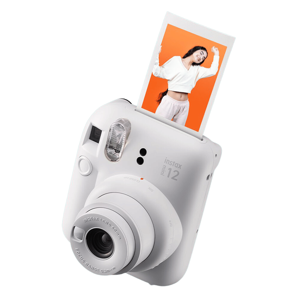 FUJIFILM Instax Mini 12 Mega Pack Instant Camera with 40 Shots (Clay White) FUJIFILM Instax Mini 12 Mega Pack Instant Camera with 40 Shots (Clay White)_3