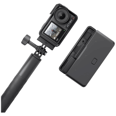 DJI Osmo Action 4 Adventure Combo 4K and 10MP 120 FPS Waterproof Sports Action Camera with CMOS Sensor (Black)