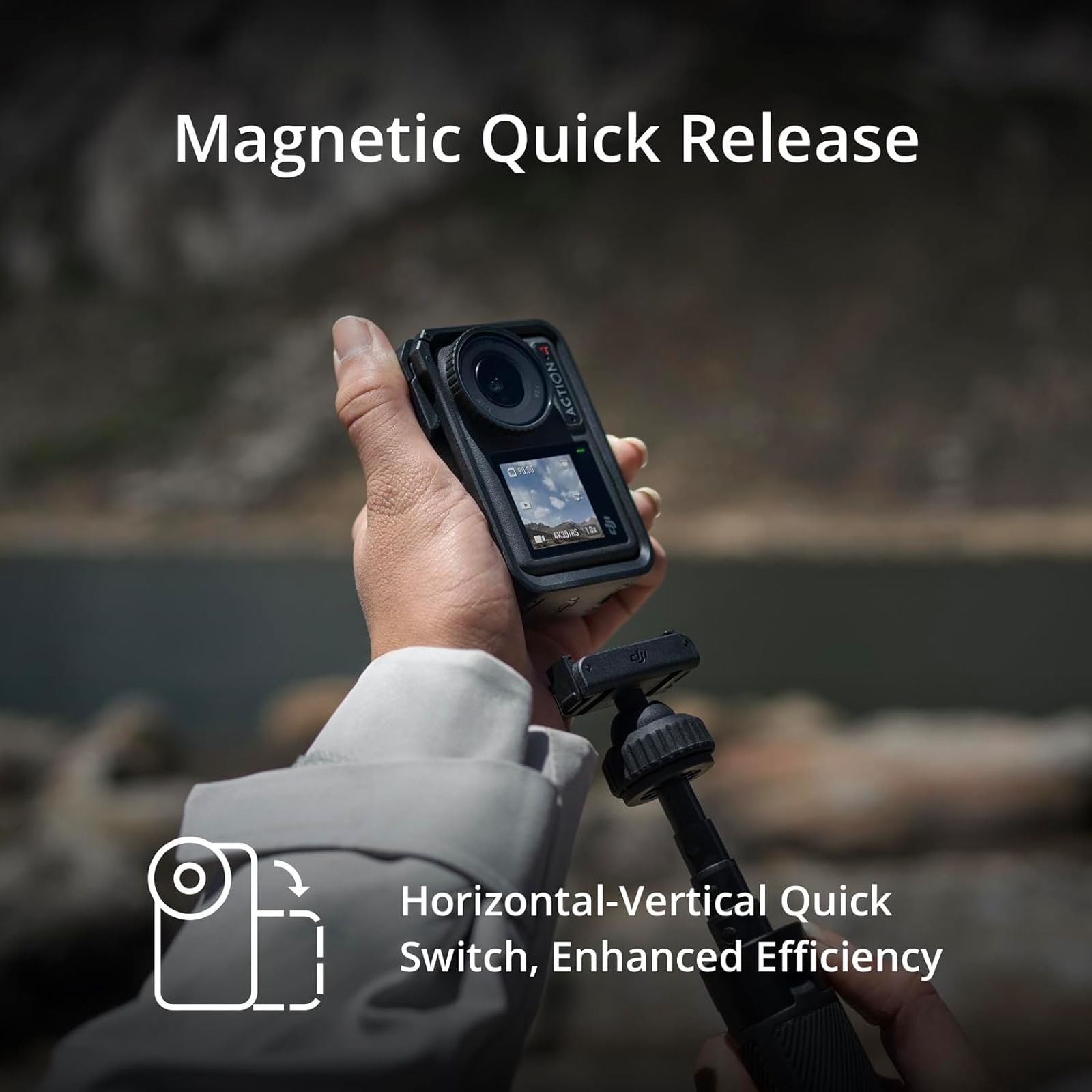 DJI Osmo Action 4 Adventure Combo 4K and 10MP 120 FPS Waterproof Sports Action Camera with CMOS Sensor (Black)_12