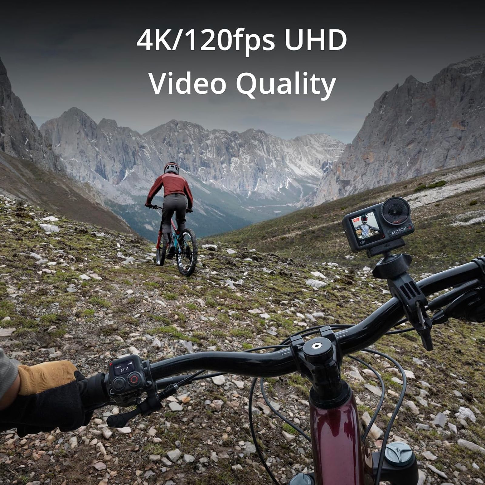 DJI Osmo Action 4 Adventure Combo 4K and 10MP 120 FPS Waterproof Sports Action Camera with CMOS Sensor (Black)_15