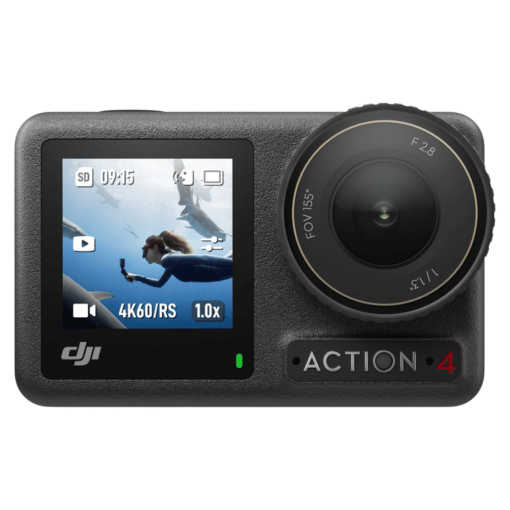 DJI Osmo Action 4 Adventure Combo 4K and 10MP 120 FPS Waterproof Sports Action Camera with CMOS Sensor (Black)_3