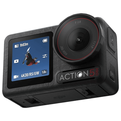 DJI Osmo Action 5 Pro 4K and 40MP 120 FPS Waterproof Action Camera with CMOS Sensor (Black)