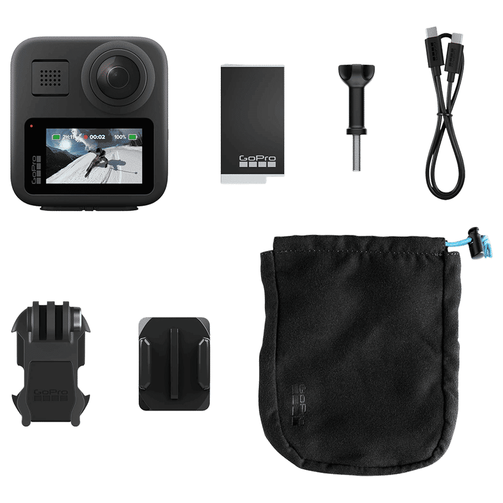 GoPro Max 360 6K and 18MP Waterproof Sports Action Camera with Max HyperSmooth Video Stabilisation (Black)_5