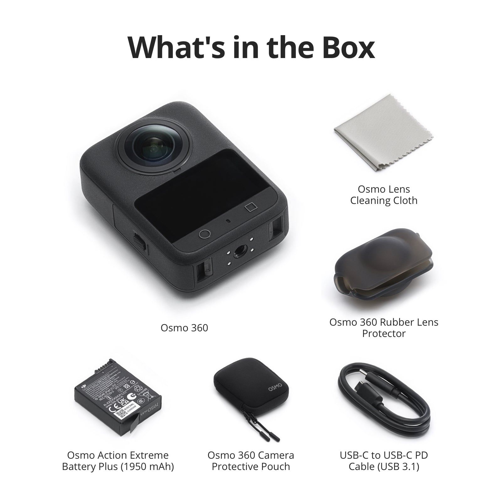 DJI Osmo 360 8K and 120MP 30 FPS Waterproof 360 Degree Action Camera with Magnetic Quick Release (Black) DJI Osmo 360 8K and 120MP 30 FPS Waterproof 360 Degree Action Camera with Magnetic Quick Release (Black)_4